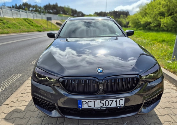 BMW Seria 5 cena 104000 przebieg: 228000, rok produkcji 2017 z Czarnków małe 529